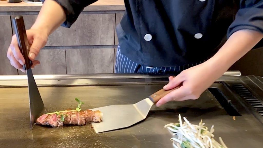 A5 Kuroge Wagyu Teppanyaki in Osaka - Sai - 大阪 天神橋 鉄板焼き SAI.teppan