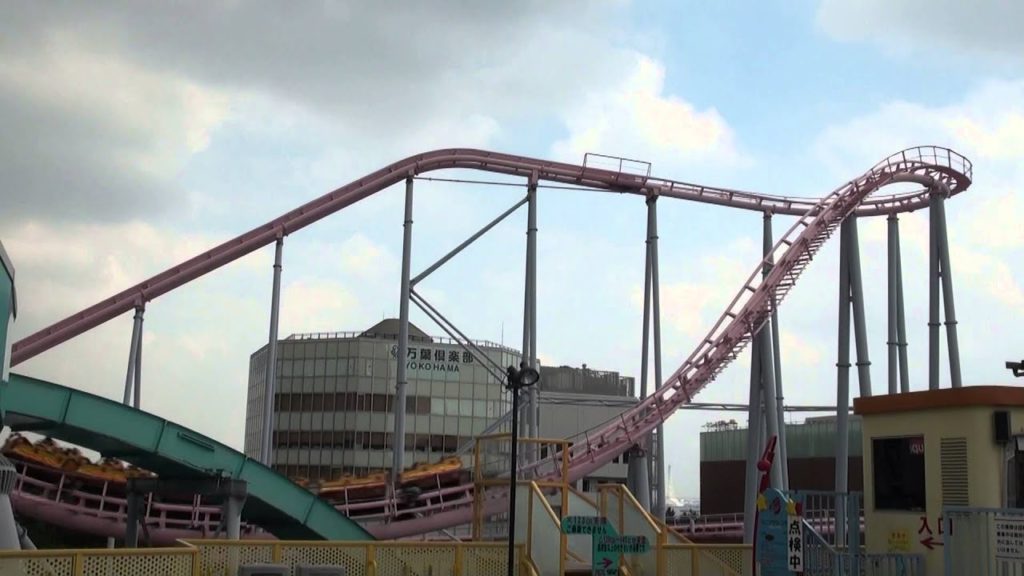 Diving Coaster Vanish at Cosmoworld (Yokohama, Japan)