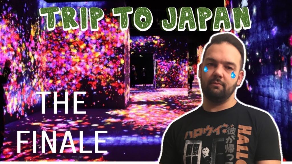 MY FINAL DAY IN JAPAN! THE DIGITAL ART MUSEUM AND RETURN TO THE GUNDAM BASE! MY TRIP TO JAPAN Pt.6