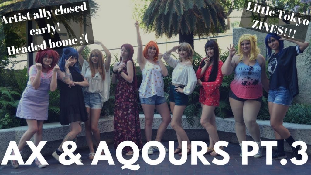 AX & AQOURS: Getting stuck in little tokyo! Everything closes at 6?!?! NO MORE IN N OUT???