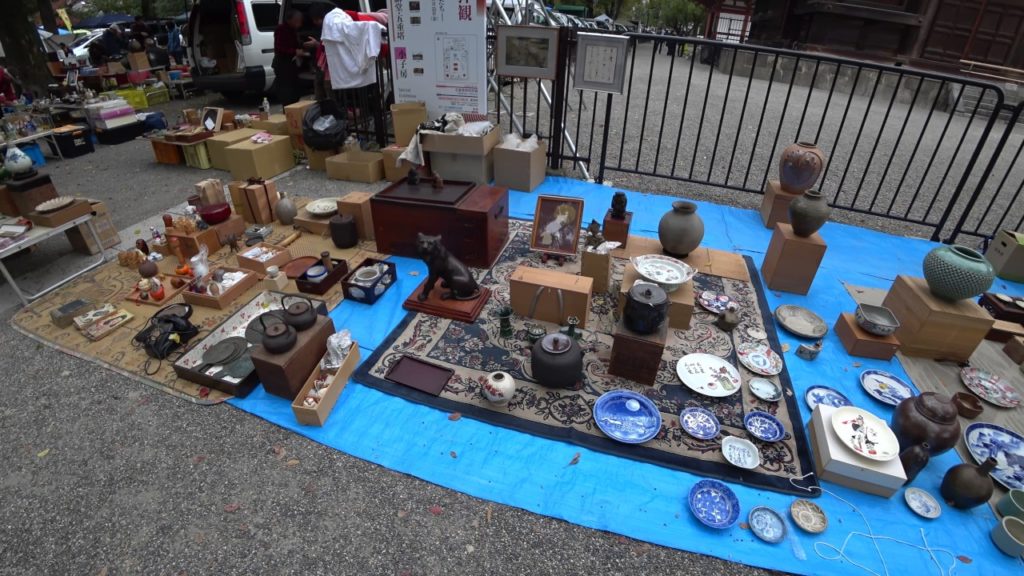 Tourism Kyoto - temple Toji  Free Market(4K)