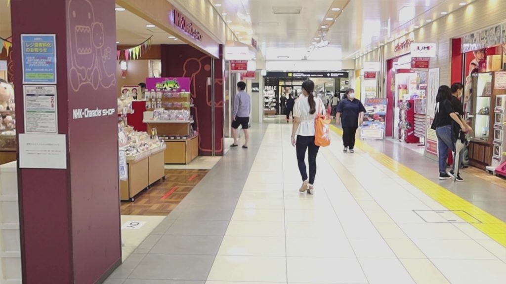 東京 東京駅八重洲口の地下街「八重洲地下街」、「東京一番街」を歩くTokyo Station Underground Shopping Mall Walk Tour Tokyo Japan