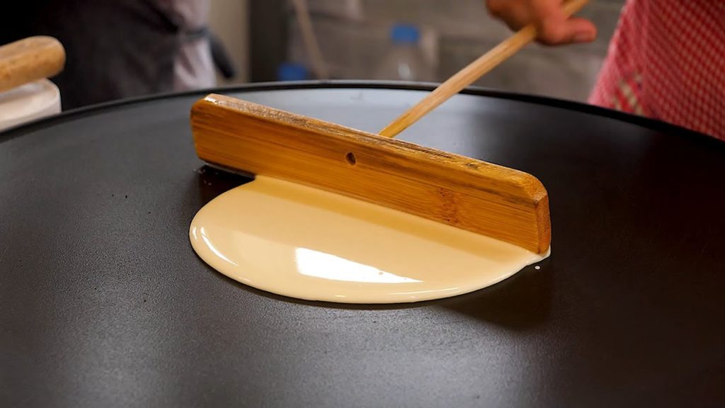 Thailand Style Crepes and Ice Cream Crepe - Korean Street Food