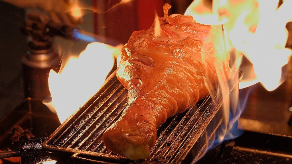 칠면조 다리 구이 / grilled turkey legs / korean street food