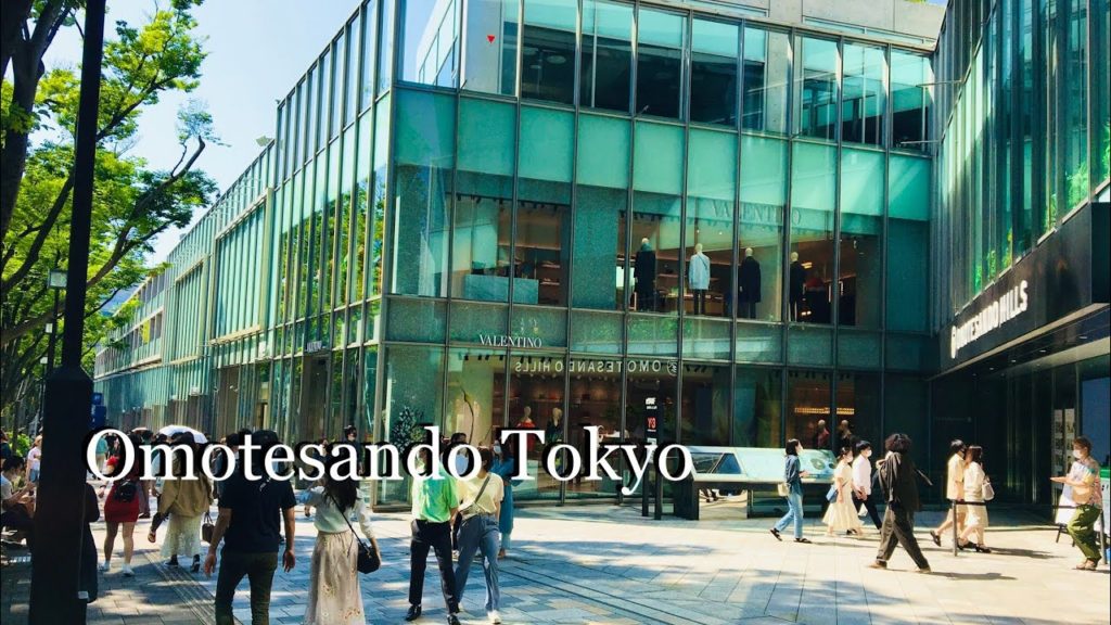 4K 60fps Tokyo Walk -  " Omotesando Street: Luxury Shopping Area" in Japan【June 2020】