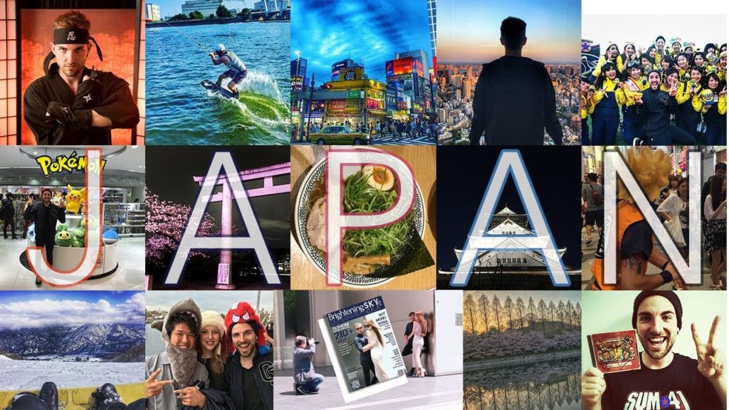 6 months Japan in 1 minute | Osaka Tokyo Kobe Nagoya Nagano