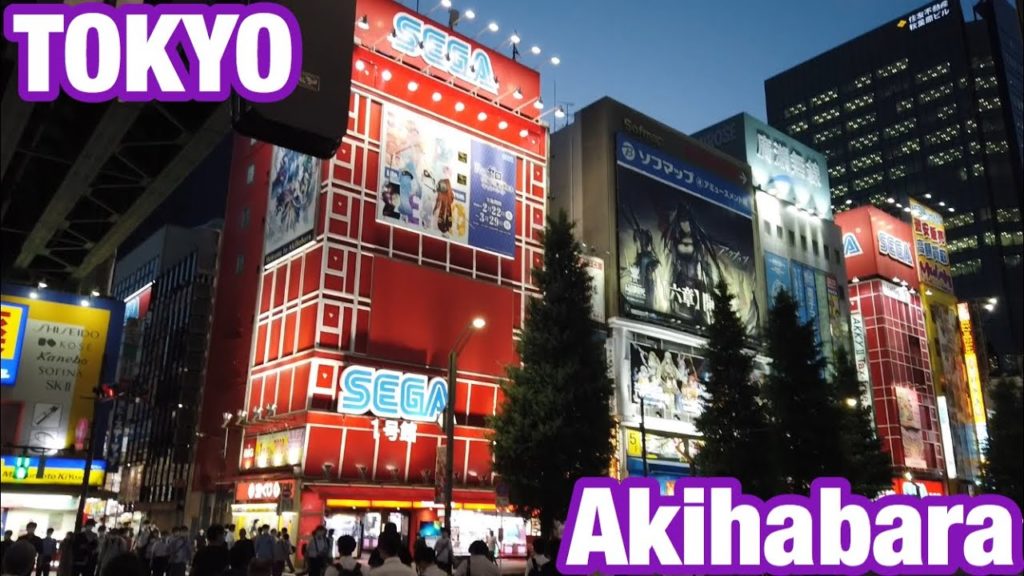 [JAPAN/TOKYO]Akihabara night walk[maid/maid/maid]