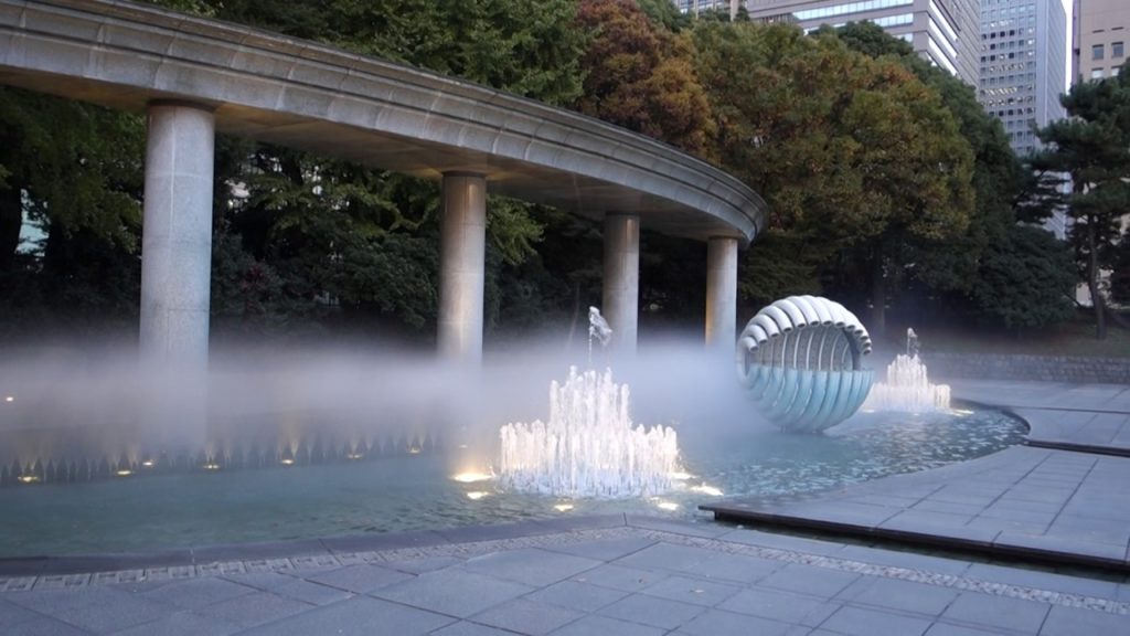 Dancing fountains, Wadakura Fountain Park, Tokyo  - 00031