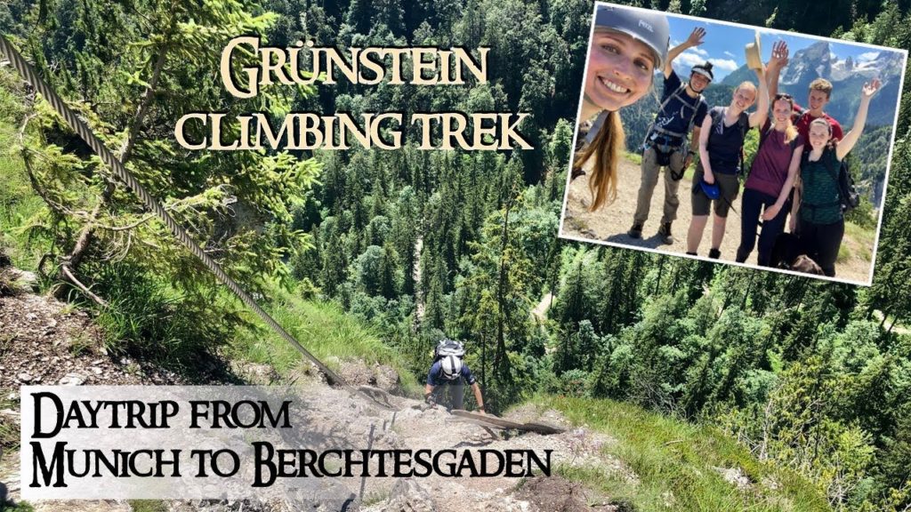 Our first Klettersteig (climbing trail) experience at Grünstein Berchtesgaden!