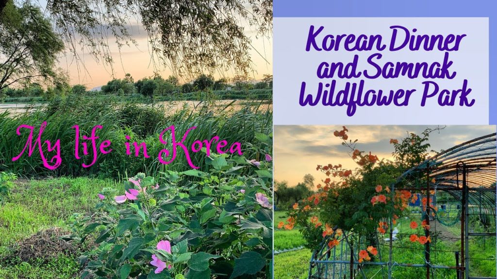 Korean Restaurant and Samnak Eco Park in Sasang, Busan, South Korea