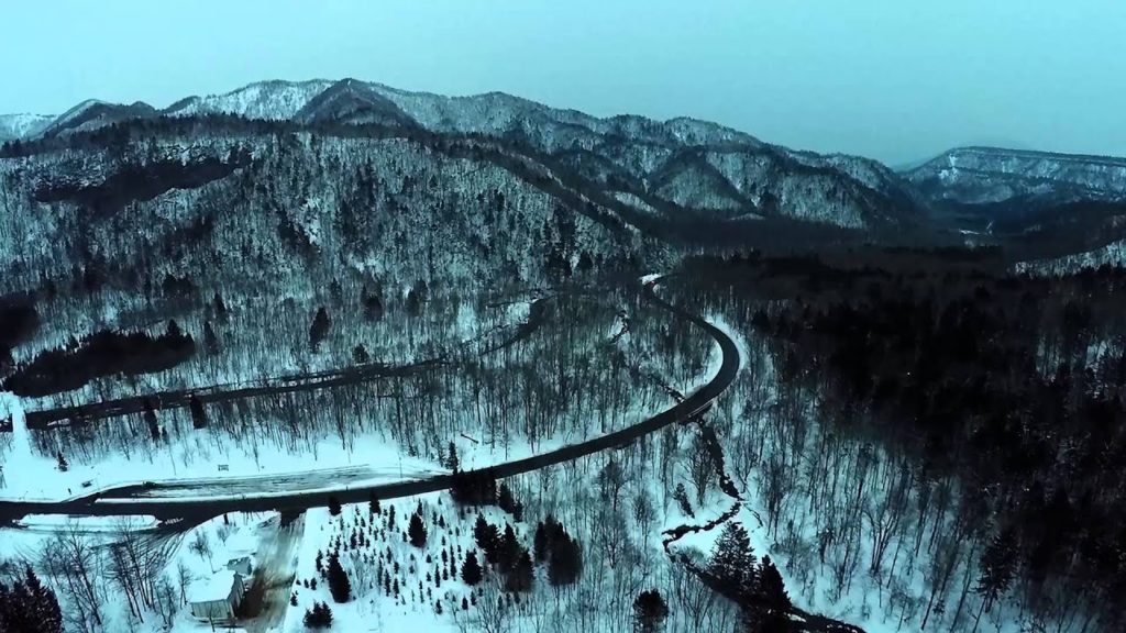 Drone over southern Hokkaido
