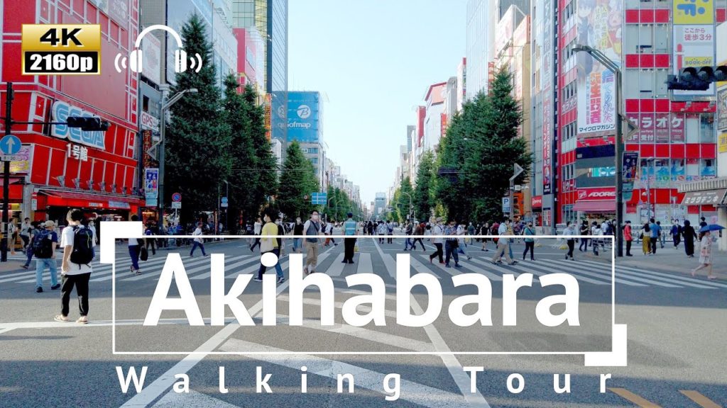 [4K/Binaural Audio] Akihabara Walking Tour - Tokyo Japan