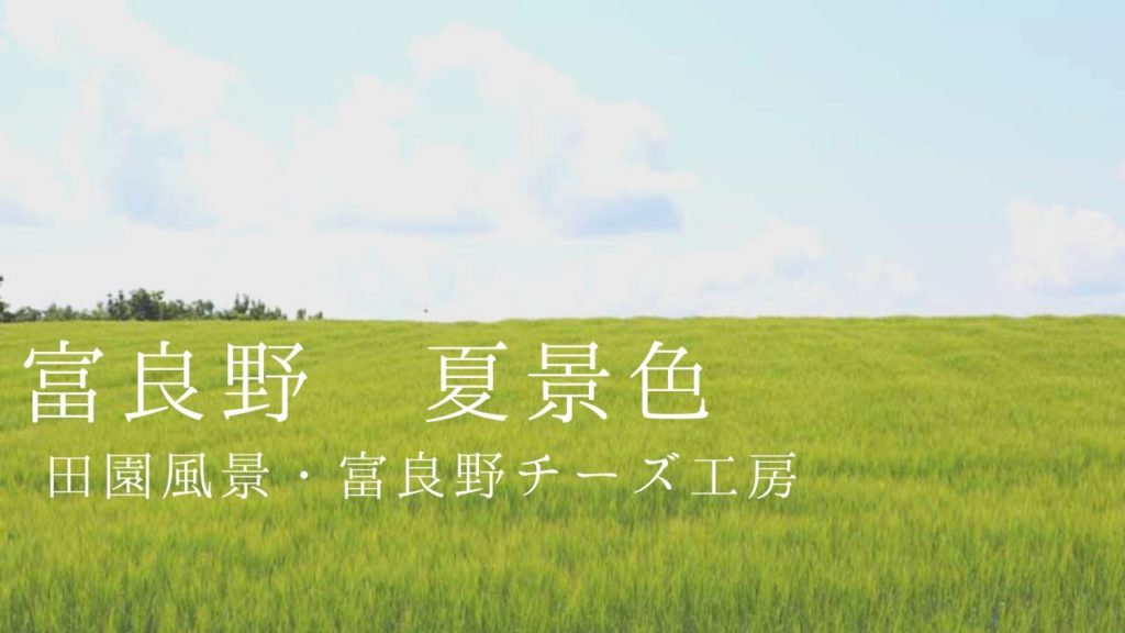 【富良野観光物語】2020.vol.211・富良野の夏景色～田園風景・富良野チーズ工房～≪富良野在住者がおススメする富良野に行きたくなる景色≫