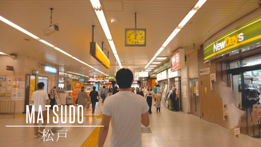 松戸駅の周辺を散歩。意外な散歩の穴場を見つける【DJI OSMO Pocket】