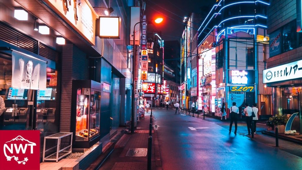 Night Walk In Jinbocho And Suidobashi After The Rain 4K July, 2020