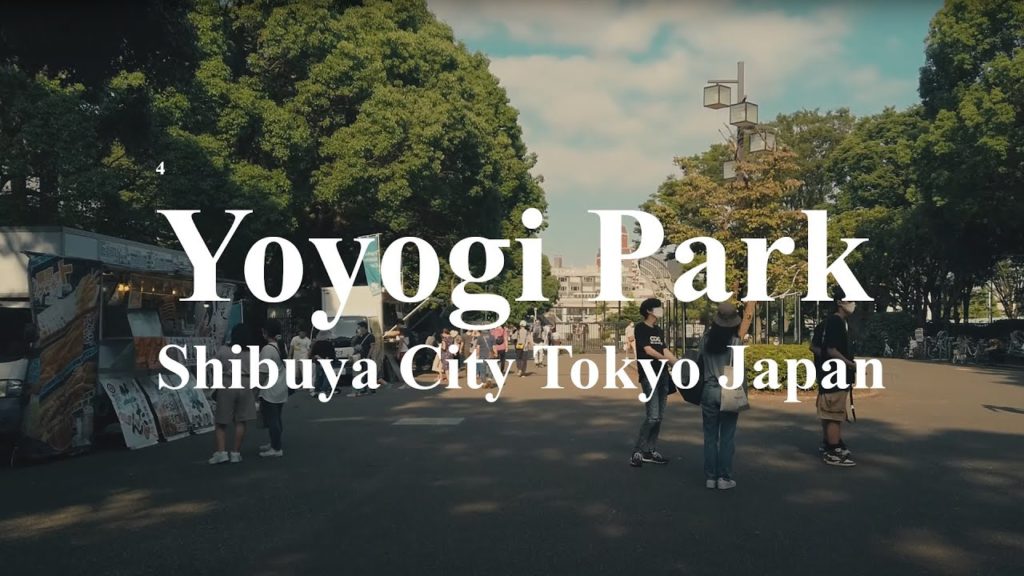 Yoyogi Park Walkthrough in Shibuya City, Tokyo Japan 4K