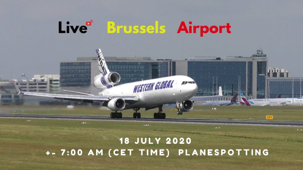 BRUSSELS AIRPORT LIVE PLANESPOTTING