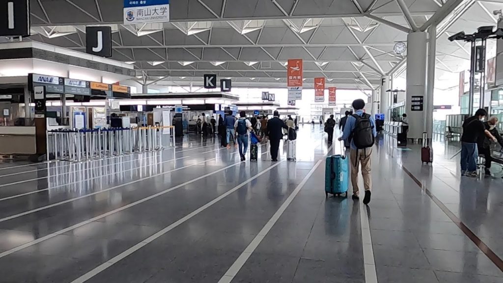 Flights and airports report under COVID-19 protection in Japan | Nagoya and Naha round trip