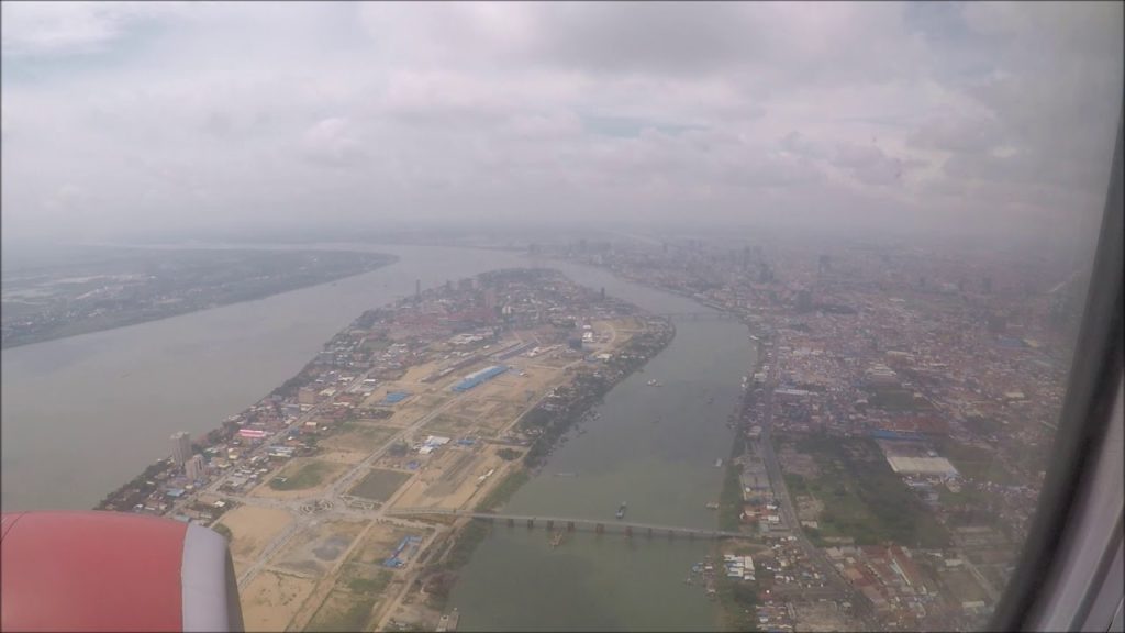 Phnom Penh from the sky