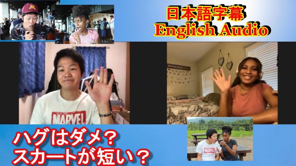 【American GF】What surprised her on her first trip to Japan【ZOOM】