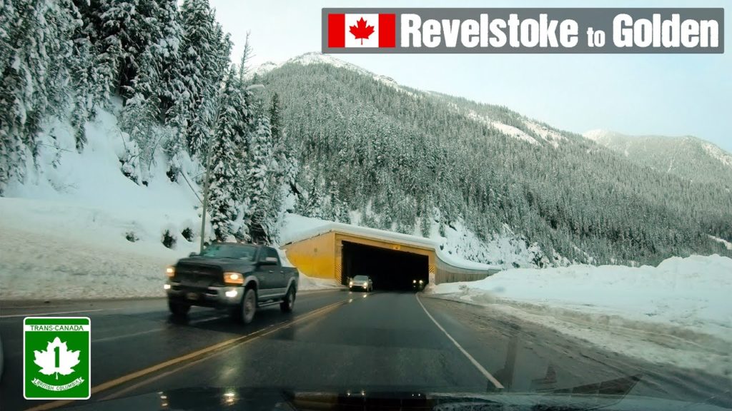 Winter Driving in Canada – Revelstoke to Golden & Crossing 100,000 km in 4K Winter Driving in Canada - Revelstoke to Golden & Crossing 100,000 km in 4K