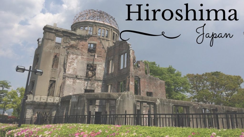 Hiroshima Atomic bomb memorial and castle.