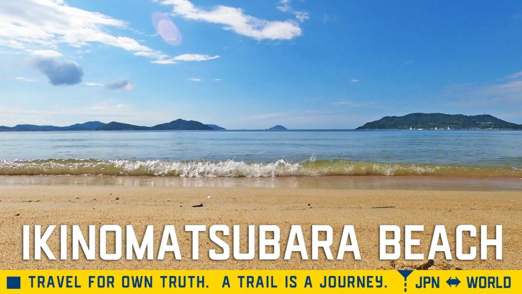 [ASMR]Surf's edge of the Ikinomatsubara BeachFukuoka, Japan.福岡の生の松原海岸の波打ち際。