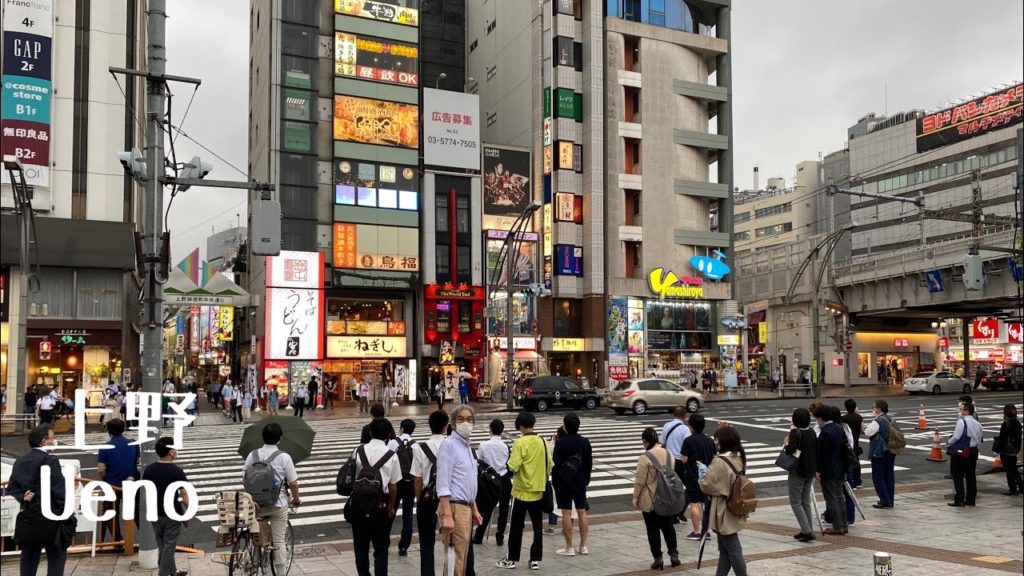 4K a-Walk around in Ueno Tokyo (PM) 東京 上野 (夕方)