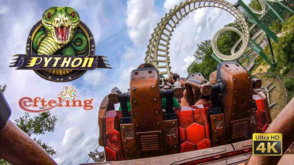 2019 Python Roller Coaster On Ride Ultra HD 4K POV Efteling Netherlands 2019 Python Roller Coaster On Ride Ultra HD 4K POV Efteling Netherlands