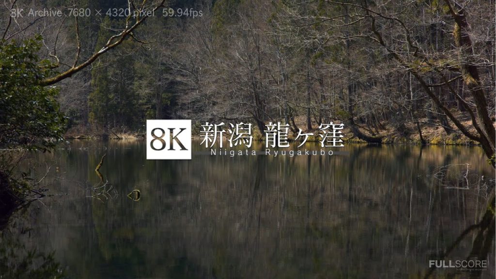 [8K footage] Niigata Ryugakubo【新潟の湧水 龍ヶ窪_8K】