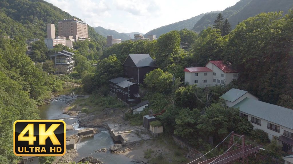 Walking in Jozankei Onsen(定山渓温泉), Hokkaido【4K】 Walking in Jozankei Onsen(定山渓温泉), Hokkaido【4K】