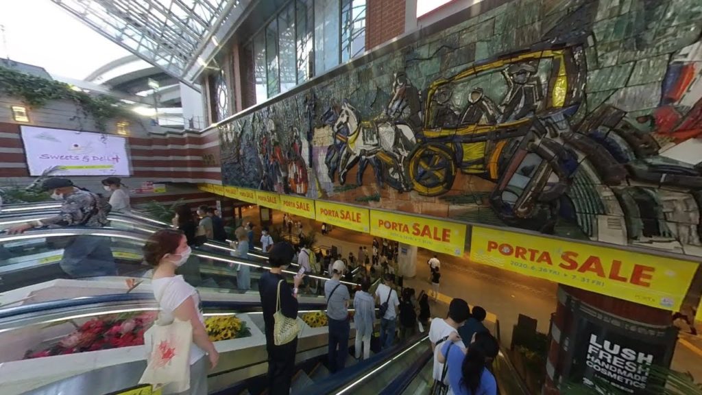 [360°]  Walking around Yokohama Station