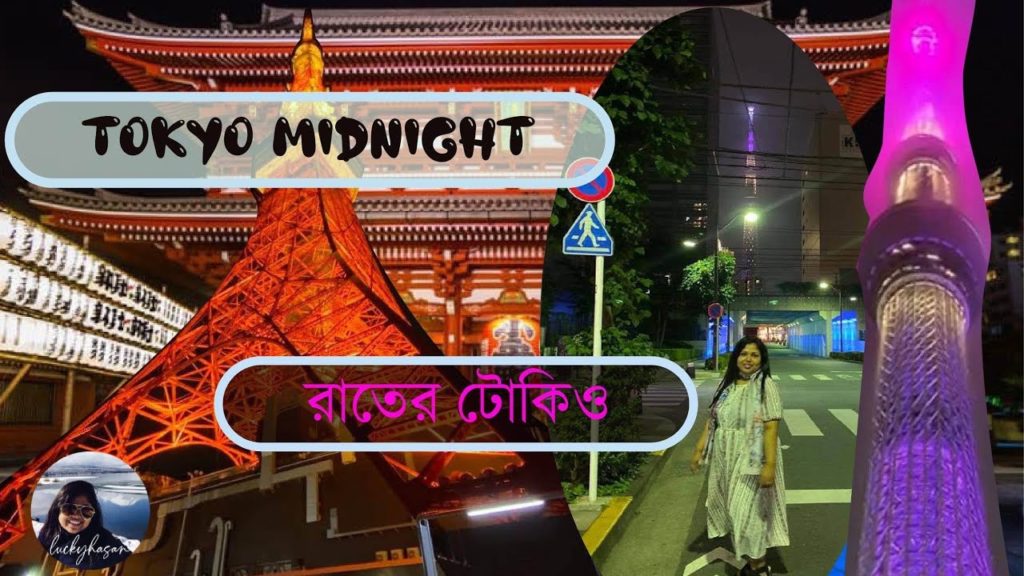 Tokyo Midnight Tour  ( রাতের টোকিও , রাত জাগা পাখি হয়ে রাতের টোকিও দেখা...!😊)