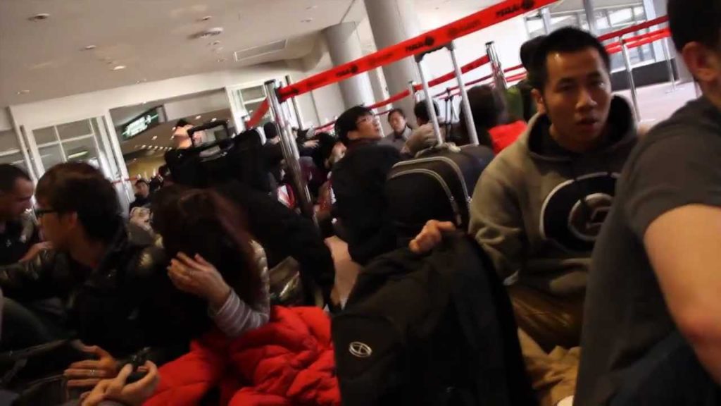 Japan earthquake March 2011 - Narita Airport