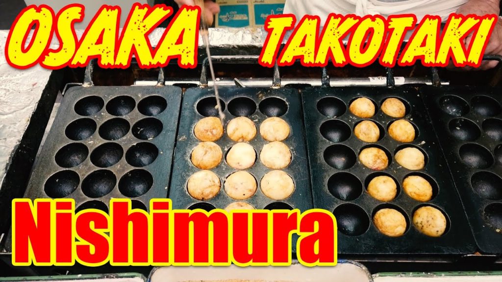 大阪天満橋たこ焼き　西村　Nishimura in Momodani.Make Takoyaki.Japanese Street Food 章鱼烧 Octopus balls　타코야키