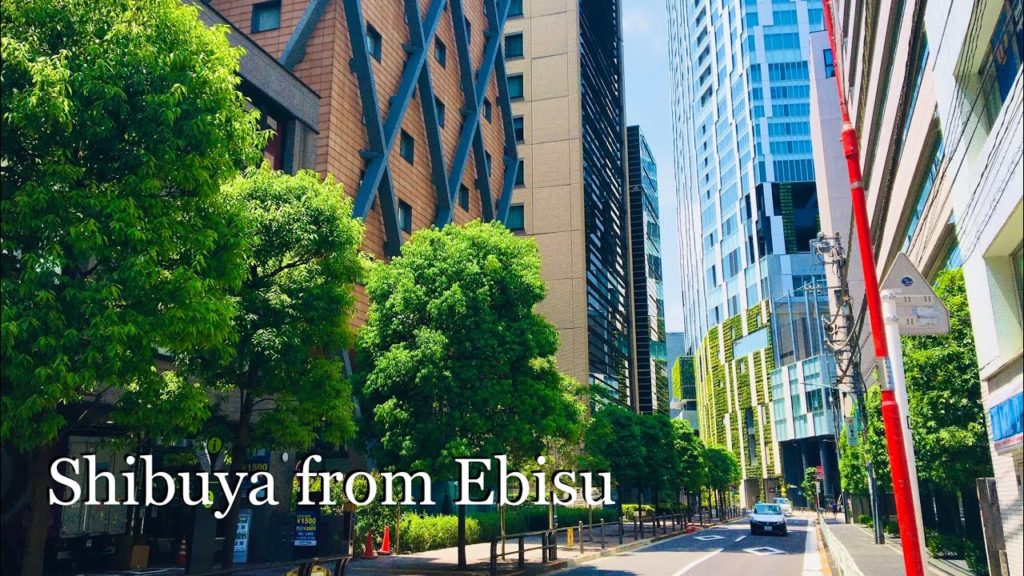 4K 60fps Tokyo Walk - Shibuya Station  from Ebisu Station【June 2020】