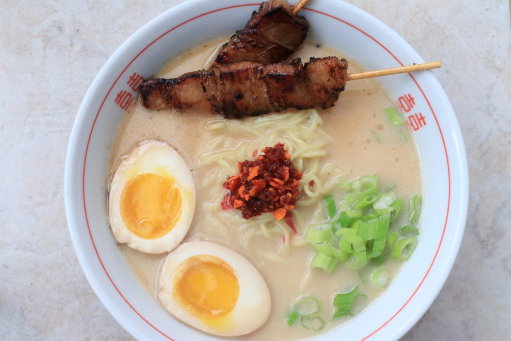 Dressed up my frozen ramen a bit