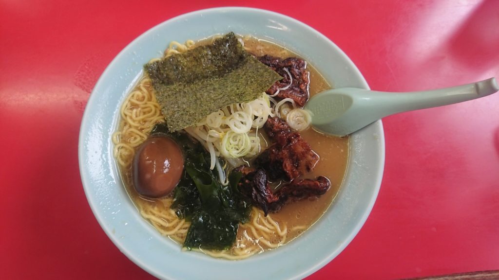 Tender pork rib tips ramen