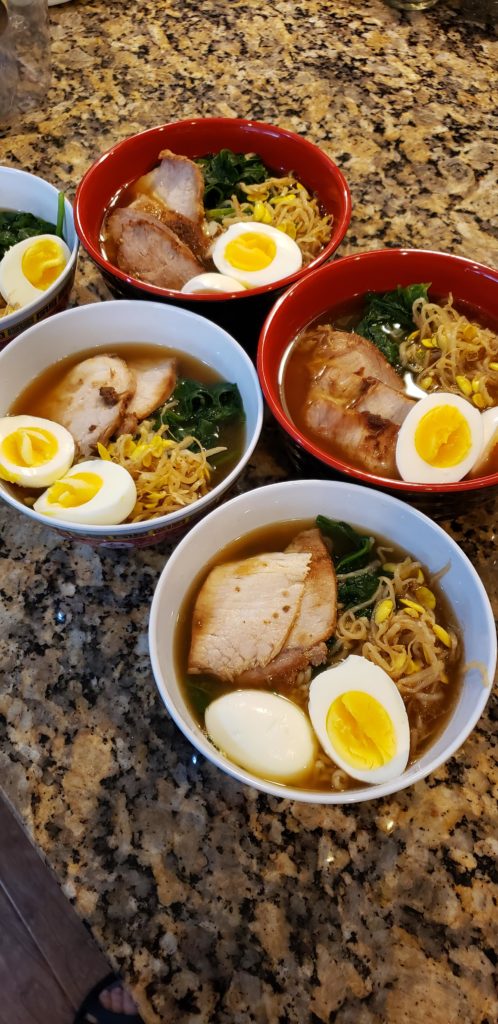 My family's lunch today.