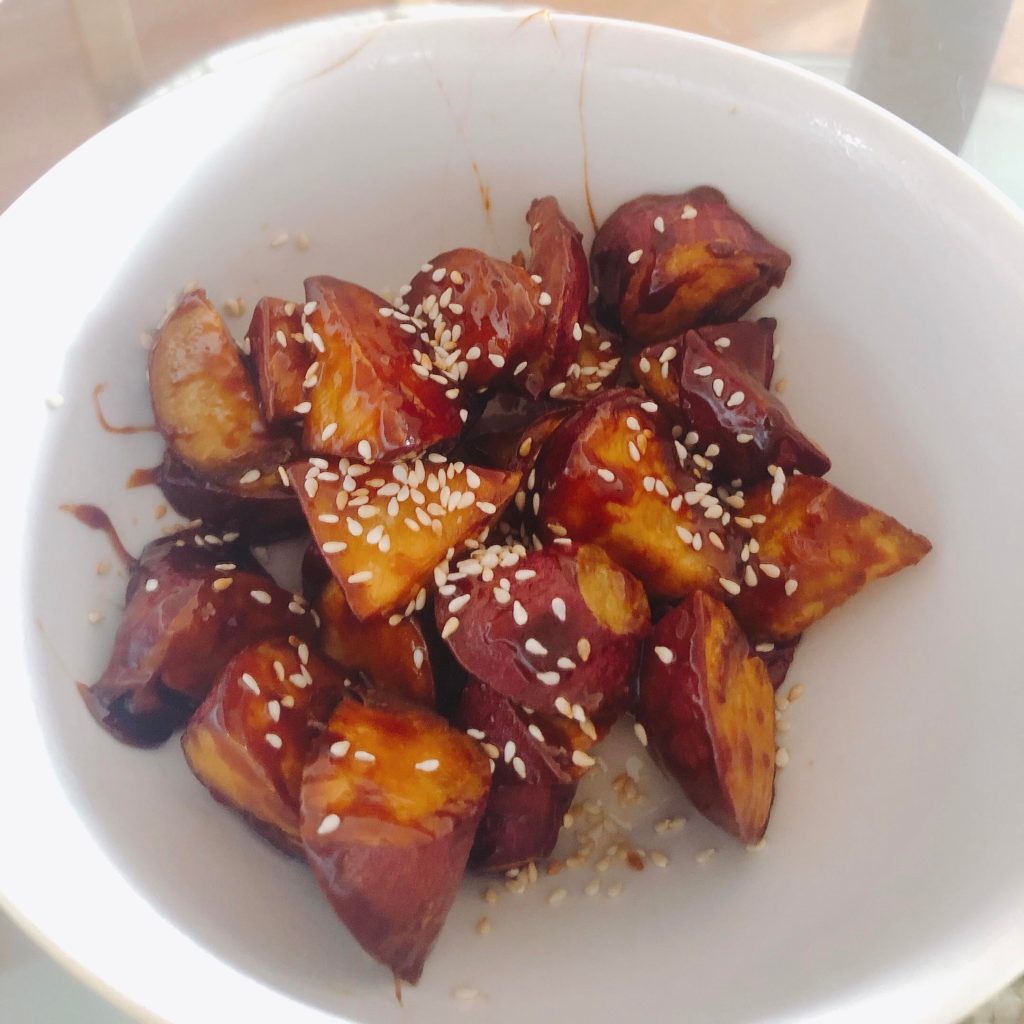 Mid-afternoon snack — 大学いも Daigaku-imo