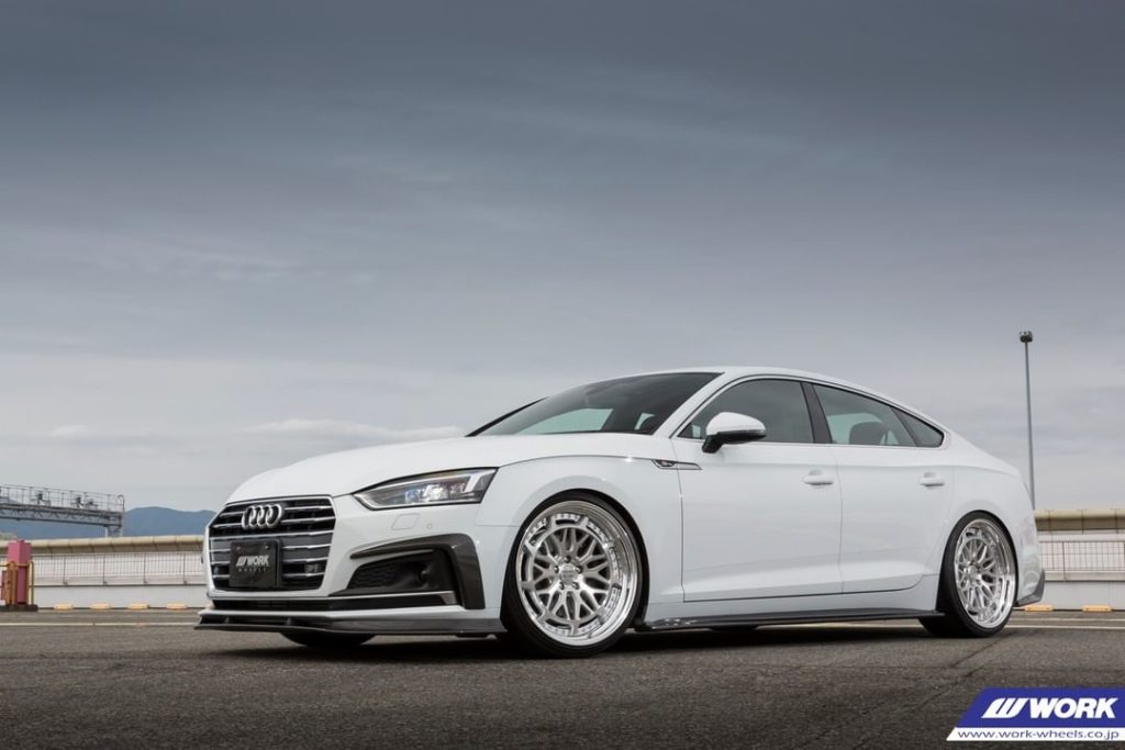 @newing_inc Audi A5 on NEW WORK Gran Seeker DMX #artofwheel #granseekerdmx...