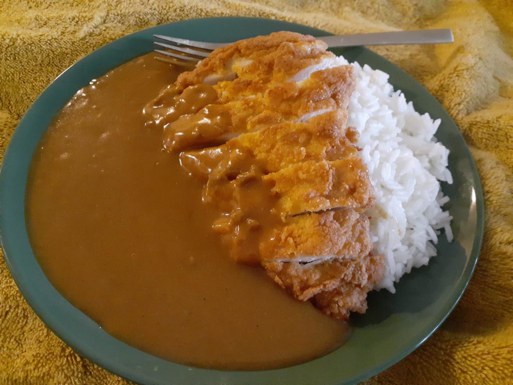 First time making chicken katsu curry