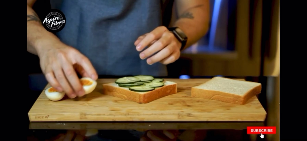 Japanese Egg Salad Sandwich! (25g Protein) | Recipe In Comments