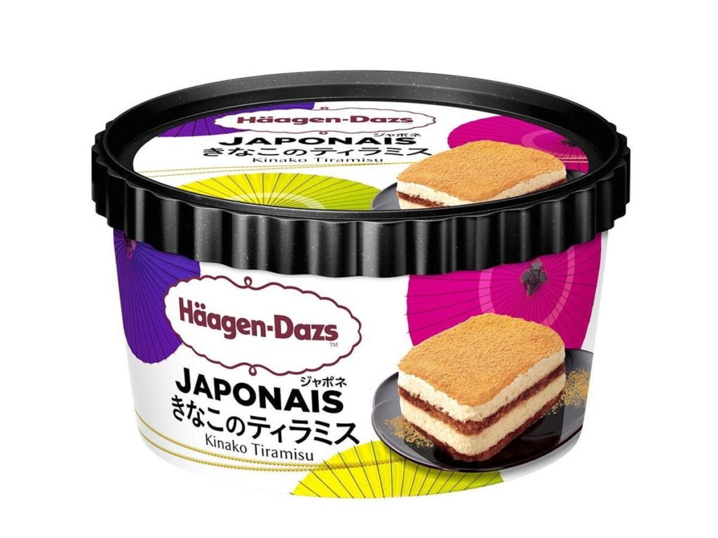 Haagen-Dazs Japonais line takes on Italian and Japanese desserts for kinako tiramisu ice cream