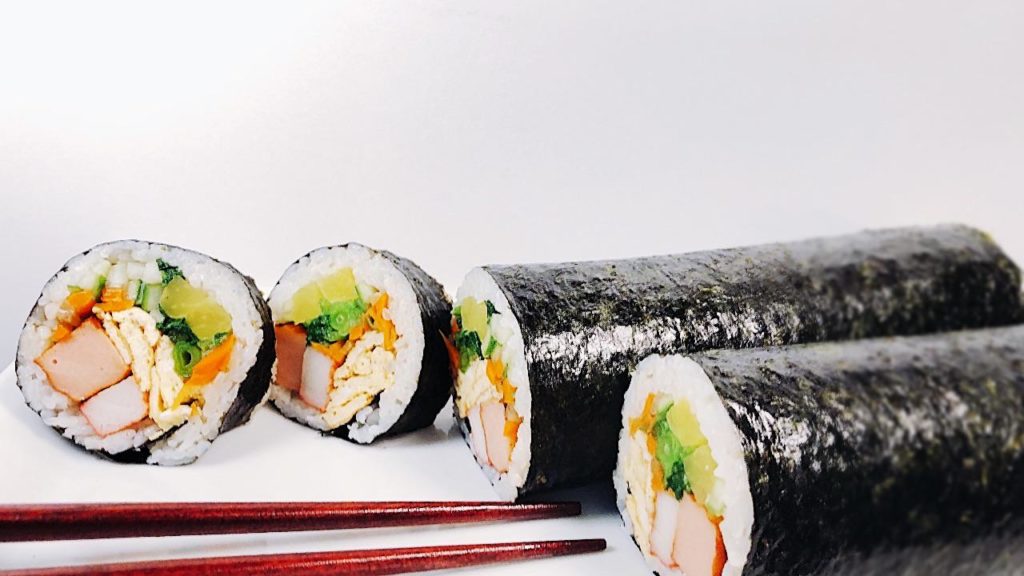 Kimbap, Korean Sushi Roll! [Recipe in Comment]