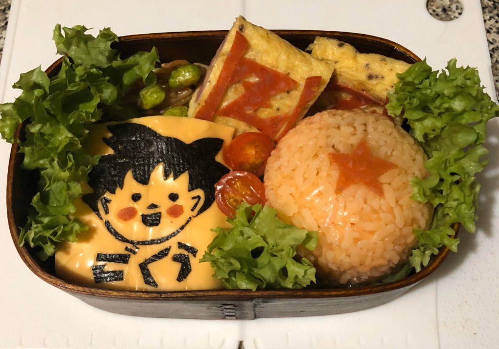 A DBZ bento box I made today :)