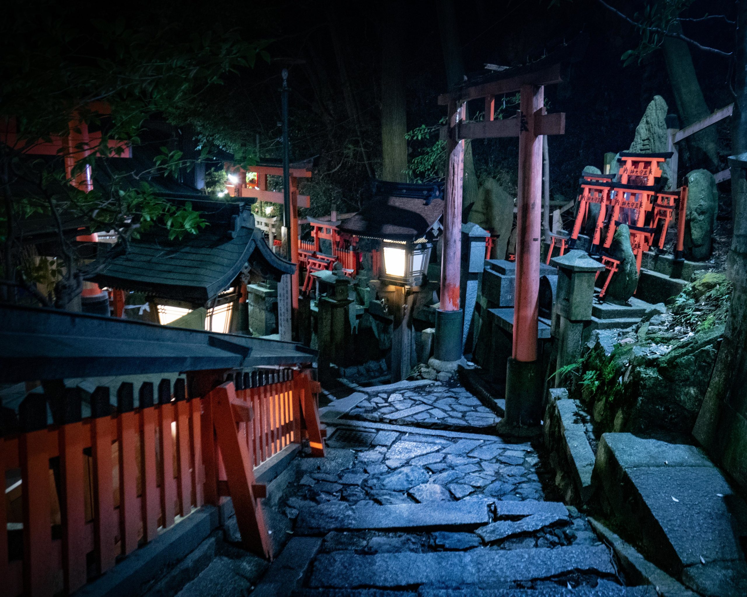 Summer night in Kyoto Alo Japan