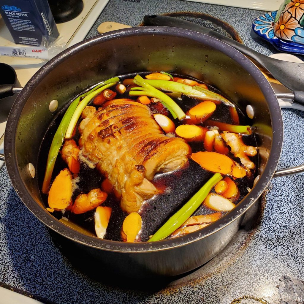 Tried my hand at making chashu. Turned out great!