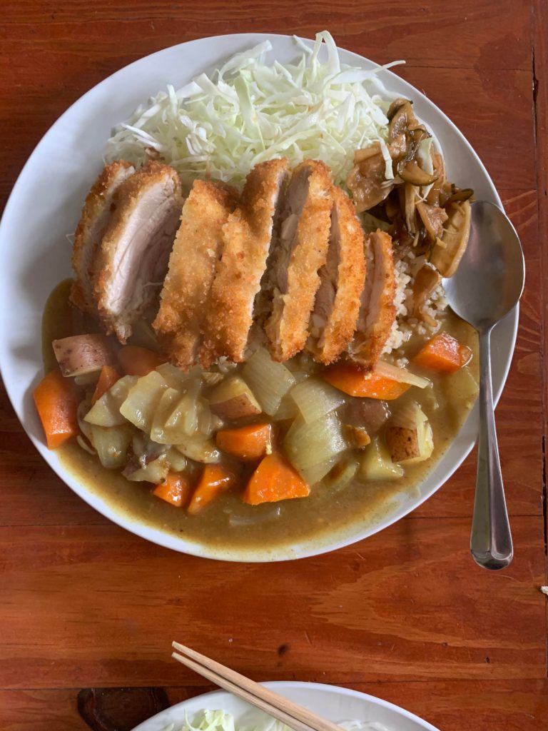 Chicken katsu curry. It was easier than I thought!