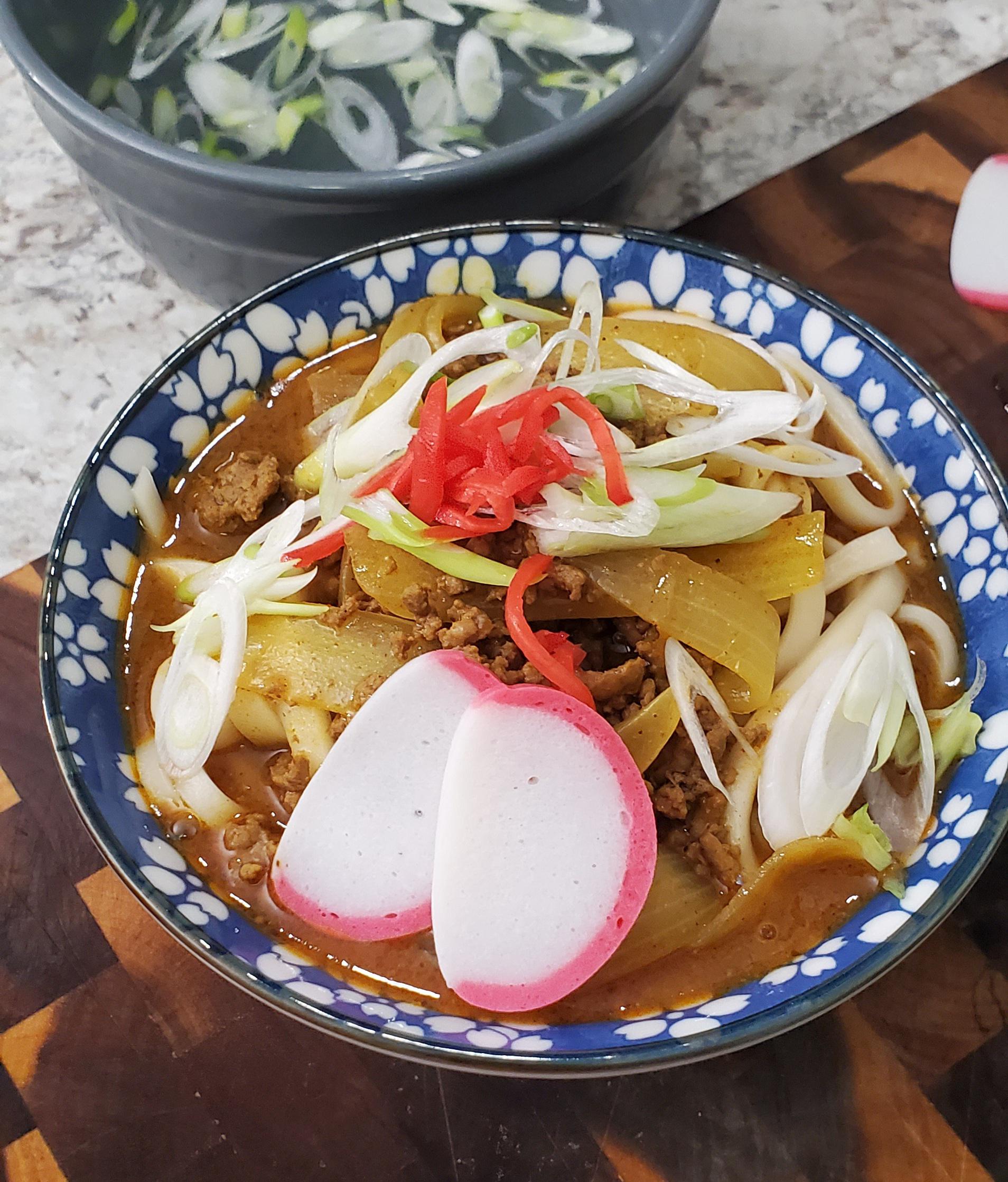 Curry Udon! Homemade noodles, homemade curry roux. Happiest lunch this